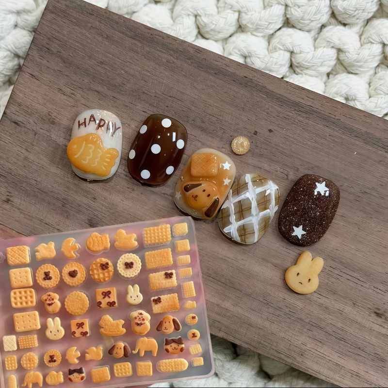 Art Craft Rabbit - Zestaw foremek do zdobienia paznokci i
