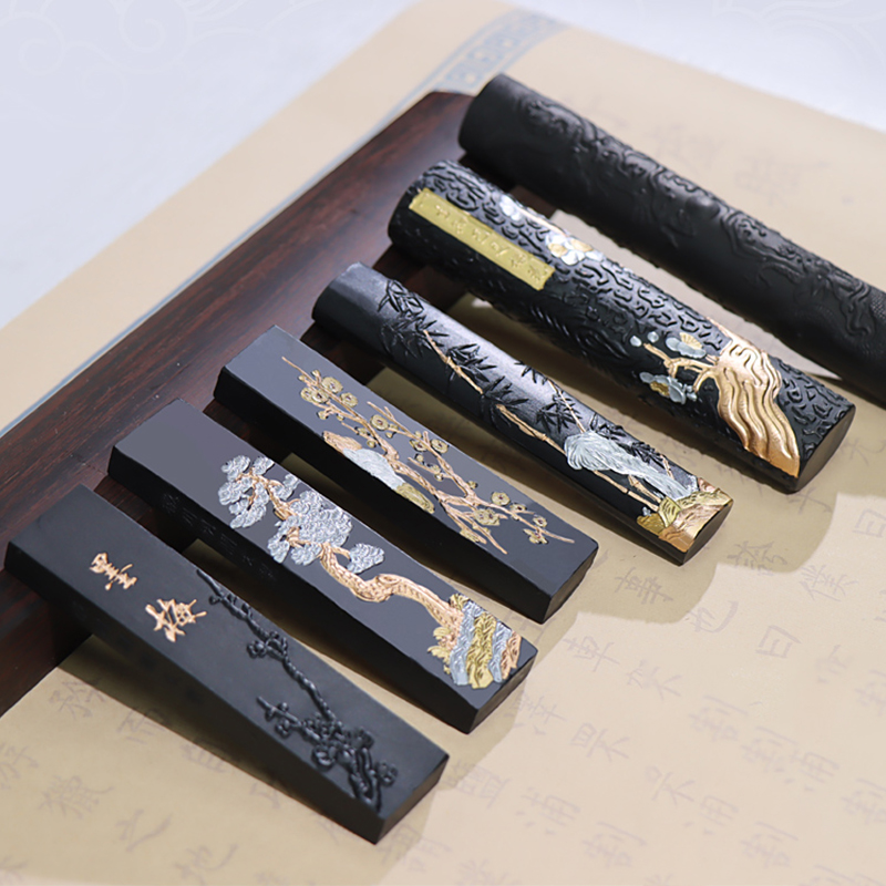 Chinese Art Craft - Chińska kaligrafia atrament kamień ręcznie robiony