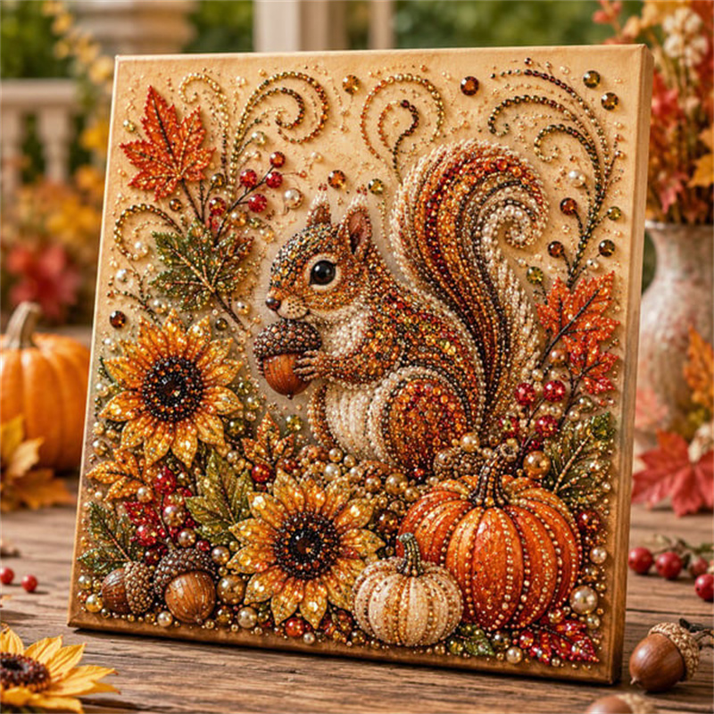 Art And Craft Autumn - Jesienny Zestaw do Malowania Diamentami z