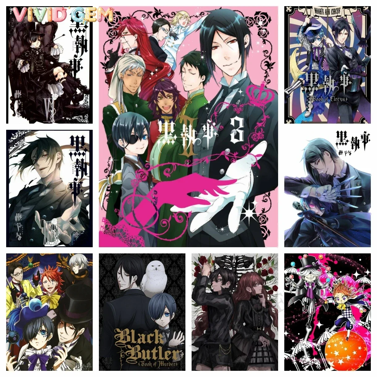 Art Craft Japan - VIVID GEM Black Butler 5D DIY