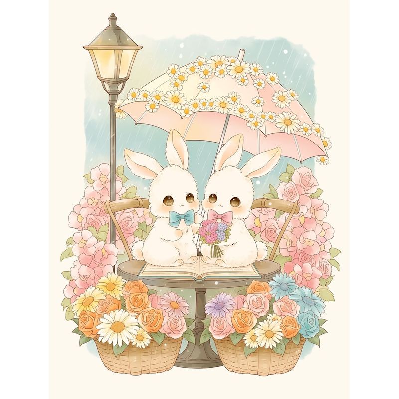 Art Craft Rabbit - RUOPOTY Malowanie po Numerach, Rękodzieło, Obrazy