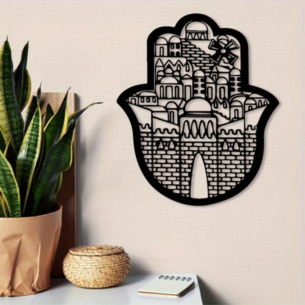Art & Craft Hari Raya - CIFBUY Żelazna Dekoracja Ścienna Architektura Islamska