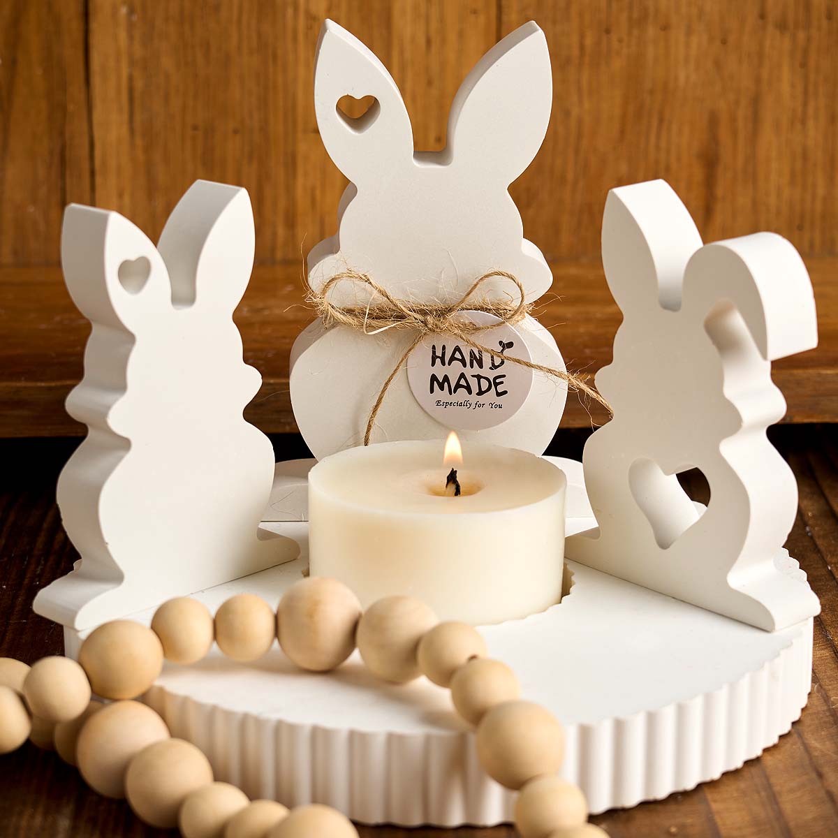 Art Craft Rabbit - 3D Serce Królik Silikonowa forma do