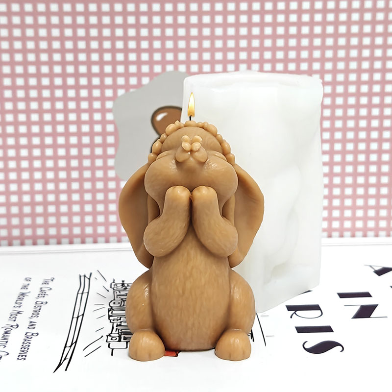 Art Craft Rabbit - Forma Silikonowa do Świec w Kształcie