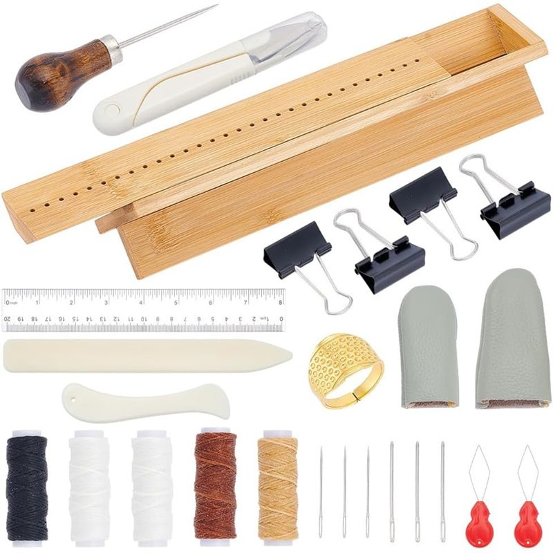 Bookbinding Supply Kit - X07A 26 szt. bambusowych podkładek do