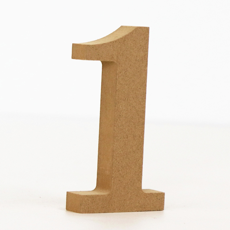 Art And Craft Numbers - 1 szt. 10cm Drewniane Cyfry w