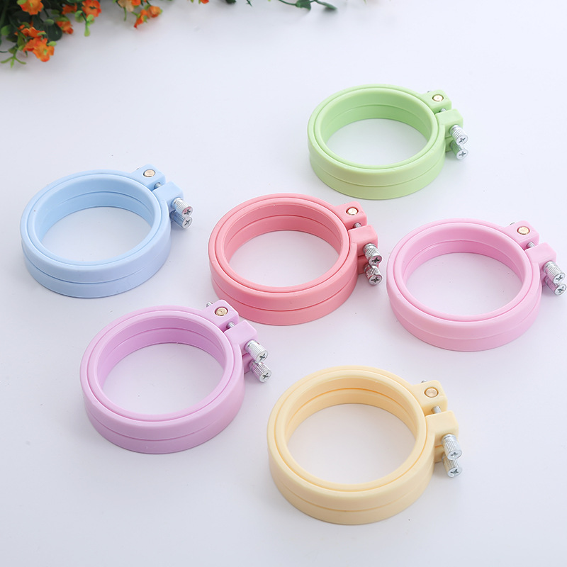 DIY plastikowe obręcze do haft – Embroidery Hoop Kit recenzja i cena