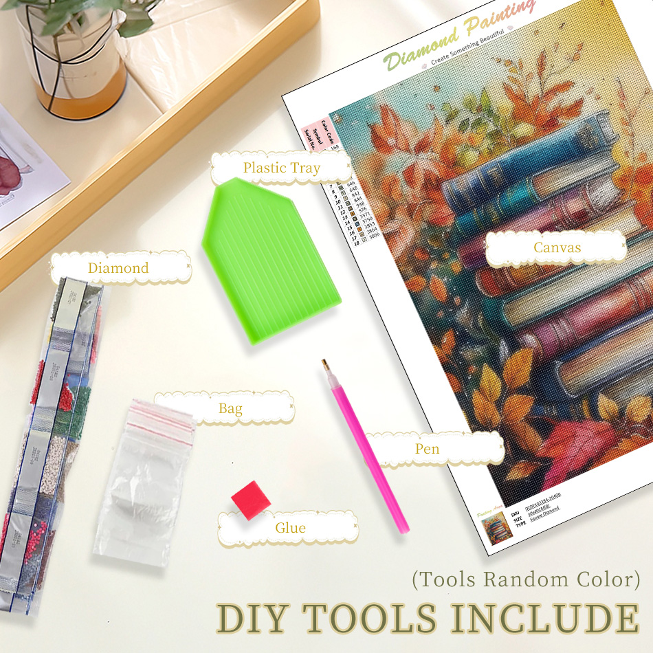 Bezramkowy obraz diamentowy 5D – Art Craft Ideas With Paper recenzja i cena