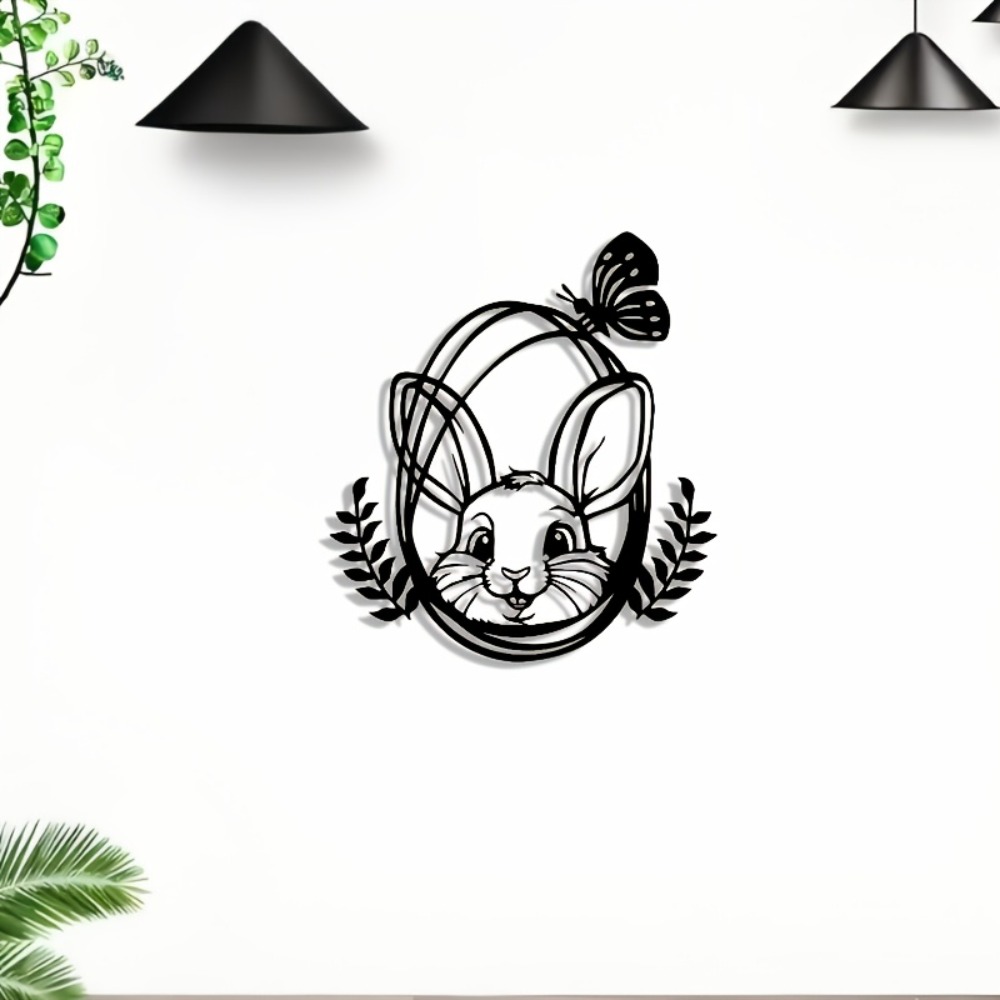 CIFBUY Metalowa Dekoracja Ście – Art Craft Rabbit recenzja i cena