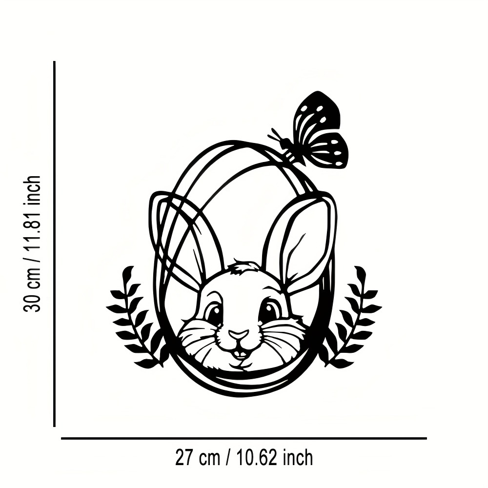 CIFBUY Metalowa Dekoracja Ście – Art Craft Rabbit recenzja i cena