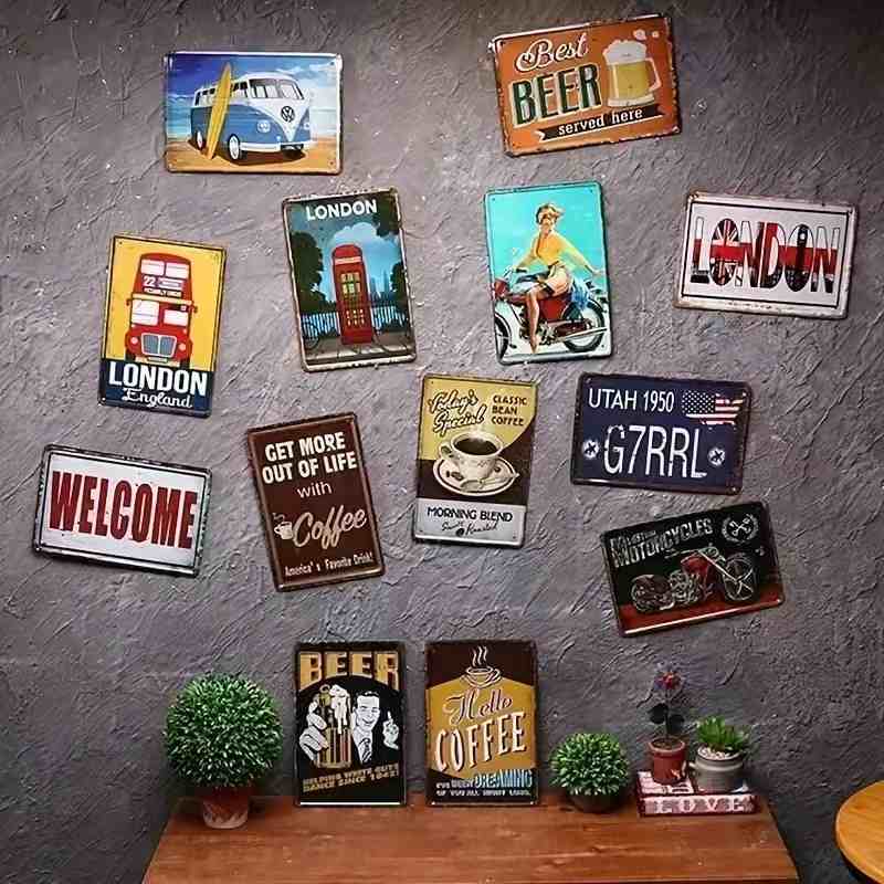 Metalowy znak 2D w stylu vinta – Art Craft Club recenzja i cena