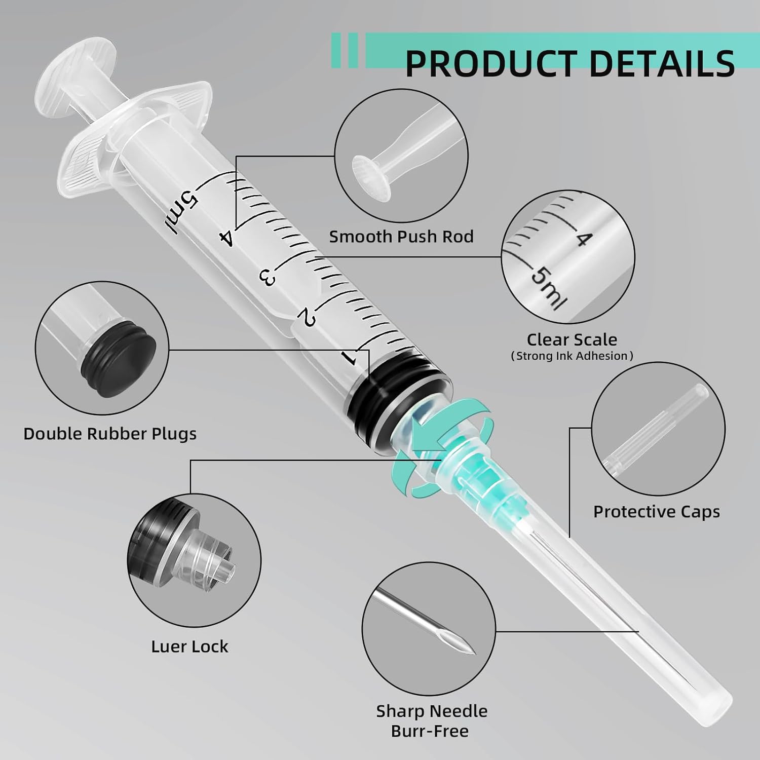 Strzykawka Luer Lock 5 ml, odp – Art Craft Things recenzja i cena