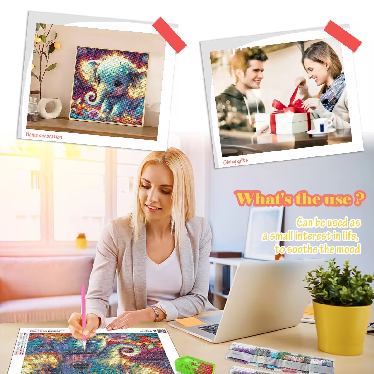GATYZTORY Obraz diamentowy 5D  – Art Craft Ideas With Paper recenzja i cena