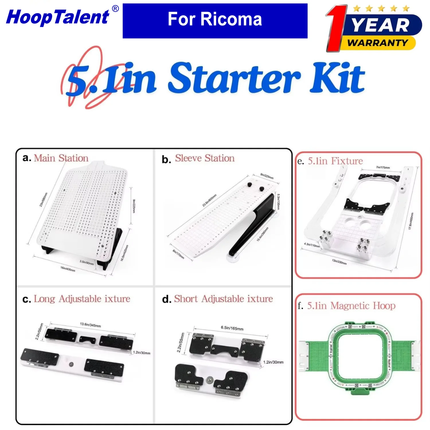 Zestaw stacji do mocowania obr – Embroidery Hoop Kit recenzja i cena