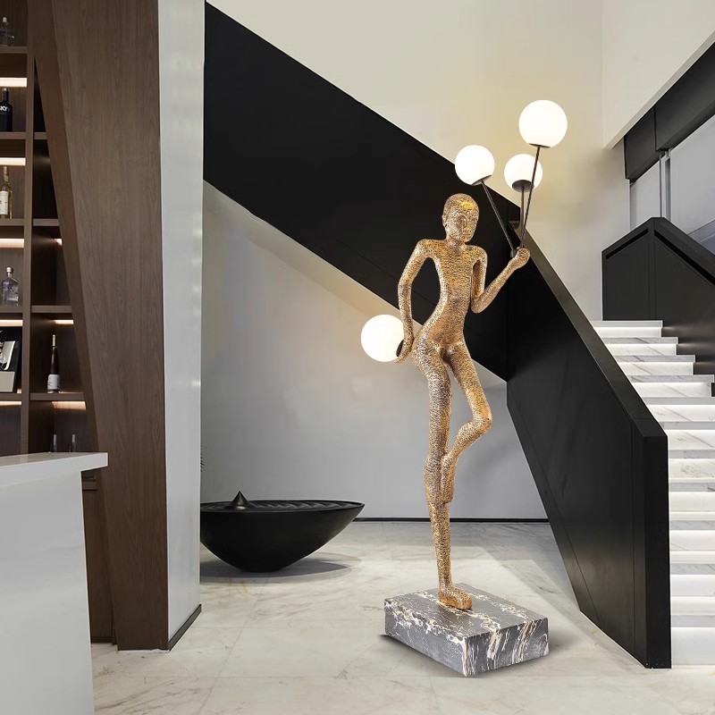 Lampa podłogowa do salonu Rzem – Art Craft Hotel recenzja i cena