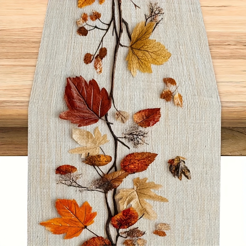 1 Jesienny bieżnik na stół z m – Art Craft Using Leaves recenzja i cena