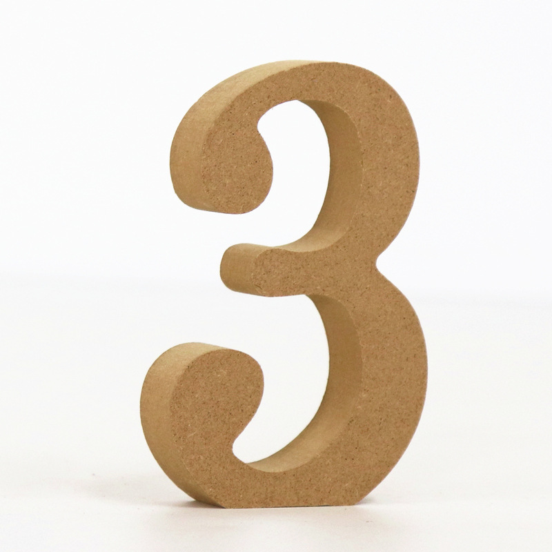 1 szt. 10cm Drewniane Cyfry w  – Art And Craft Numbers recenzja i cena